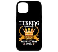 This King Was Born In March Funny Mar Birthday Papa Father Case for iPhone 13