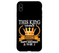 This King Was Born In March Funny Mar Birthday Papa Father Case for iPhone XS Max