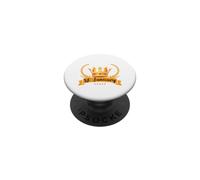 This King Was Born On 01st January Funny Jan Dad Papa Uncle PopSockets Adhesive PopGrip