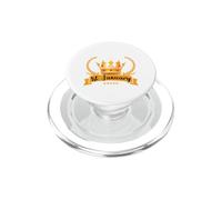 This King Was Born On 01st January Funny Jan Dad Papa Uncle PopSockets PopGrip for MagSafe