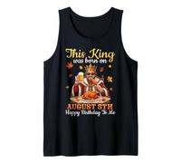 This King was Born On August 5th Happy Birthday to Me Drink Tank Top