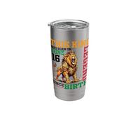 This King was Born On June 16 A Legend Since Birthday Lion Stainless Steel Insulated Tumbler