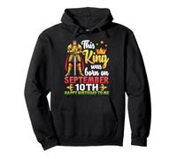 This King Was Born On September 10th Happy Birthday To Me Pullover Hoodie
