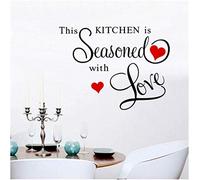 This Kitchen is Equipped with Red Love Heart Wall Decoration Decals Home Decoration Living Room Decoration Stickers Bedroom Wallpaper 45X60Cm