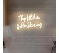 This Kitchen is for Dancing Neon Sign, Kitchen Wall Art, Dining Room Decor