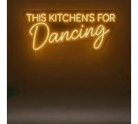 This Kitchen is for Dancing Neon Sign, Kitchen Wall Decor, Gift for Family Dining Room Decoration