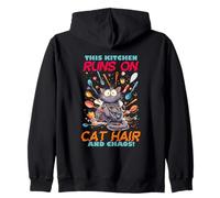 This kitchen runs on cat hair and Zip Hoodie