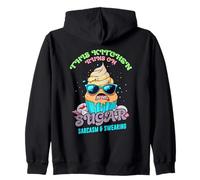 THIS KITCHEN RUNS ON SUGAR SARCASM AND SWEARING Zip Hoodie