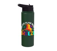 This Kite Flyer Needs a Breeze Kite Surfing Kite Flying Stainless Steel Insulated Water Bottle