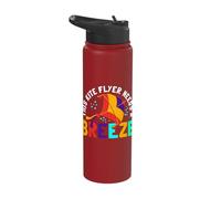 This Kite Flyer Needs a Breeze Kite Surfing Kite Flying Stainless Steel Insulated Water Bottle