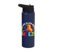This Kite Flyer Needs a Breeze Kite Surfing Kite Flying Stainless Steel Insulated Water Bottle