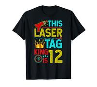 This Laser Tag King is 12 Years Shirts & Lasertag Gift T-Shirt