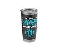 This Lasertag Warrior is 11 Lasertag Player Lasergame Play Stainless Steel Insulated Tumbler