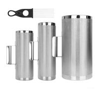 This Latin Percussion Guiro in Stainless Steel is Perfectly Paired with an Effective Scraping Tool (5 12inch)