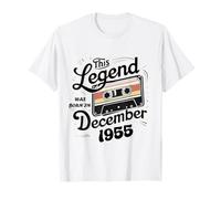This Legend was Born in December 1955 Awesome Man Birthday T-Shirt