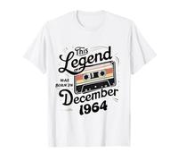 This Legend was Born in December 1964 Awesome Man Birthday T-Shirt