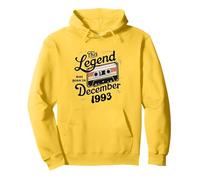 This Legend Was Born In December 1993 Awesome Man Birthday Pullover Hoodie