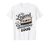 This Legend was Born in December 2005 Awesome Man Birthday T-Shirt