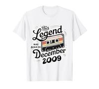 This Legend was Born in December 2009 Awesome Man Birthday T-Shirt