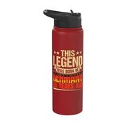 This Legend was Born in Germany 50 Years Ago 50th Birthday Stainless Steel Insulated Water Bottle