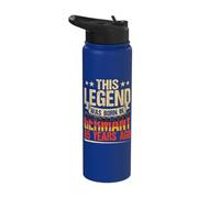This Legend was Born in Germany 65 Years Ago 65th Birthday Stainless Steel Insulated Water Bottle