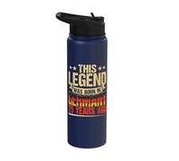 This Legend was Born in Germany 75 Years Ago 75th Birthday Stainless Steel Insulated Water Bottle