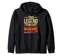 This Legend Was Born In Germany 75 Years Ago 75th Birthday Zip Hoodie