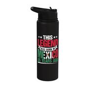 This Legend was Born in Mexico 65 Years Ago 65th Birthday Stainless Steel Insulated Water Bottle