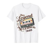 This Legend was Born in November 1995 Awesome Man Birthday T-Shirt