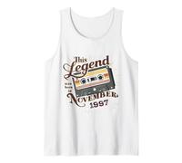 This Legend was Born in November 1997 Awesome Man Birthday Tank Top