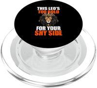THIS LEO'S TOO BOLD FOR YOUR SHY SIDE PopSockets PopGrip for MagSafe