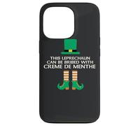 This Leprechaun Can Be Bribed With Creme De Menthe Paddy Day Case for iPhone 13 Pro