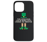 This Leprechaun Can Be Bribed With Creme De Menthe Paddy Day Case for iPhone 13 Pro Max