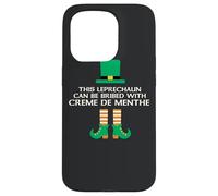 This Leprechaun Can Be Bribed With Creme De Menthe Paddy Day Case for iPhone 15 Pro