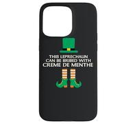 This Leprechaun Can Be Bribed With Creme De Menthe Paddy Day Case for iPhone 15 Pro Max