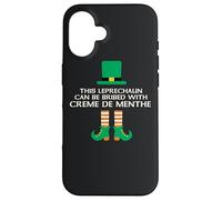 This Leprechaun Can Be Bribed With Creme De Menthe Paddy Day Case for iPhone 16