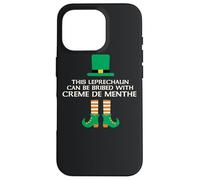 This Leprechaun Can Be Bribed With Creme De Menthe Paddy Day Case for iPhone 16 Pro