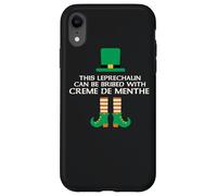 This Leprechaun Can Be Bribed With Creme De Menthe Paddy Day Case for iPhone XR