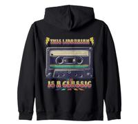 This Librarian Is A Classic Cassette Tape Retro Music Zip Hoodie