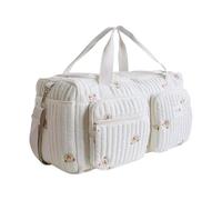 This lightweight, padded and spacious diaper bag is specially designed for mothers. Versatile, it can be worn on the shoulder or across the body.(Ours)