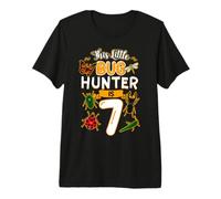This Little Bug Hunter is 7 Birthday Insect Bday Party Premium T-Shirt