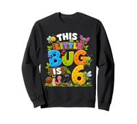 This Little Bug Is 6 Years Old Insect 6th Birthday Party Sweatshirt