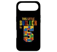 This Little Builder Is 5 Building Blocks 5th Birthday Kids Case for iPhone Air