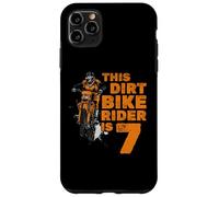 This Little Dirt Bike Rider Is 7th Birthday Boy Motocross Case for iPhone 11 Pro Max