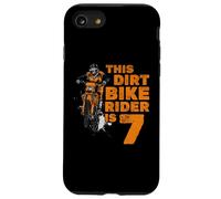 This Little Dirt Bike Rider Is 7th Birthday Boy Motocross Case for iPhone SE (2020) / 7/8