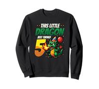 This Little Dragon Just Turned 5 - 5th Birthday Sweatshirt