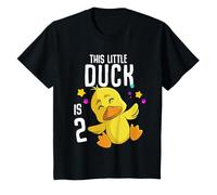 This Little Duck Is 2 Kids 2nd Birthday T-Shirt