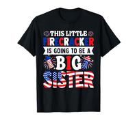 This Little Firecracker Is Going To Be Big Sister Pregnancy T-Shirt