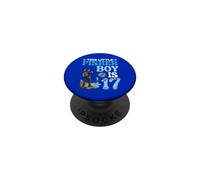 This Little Fisher Boy Is 17 Years Old Happy Birthday To Me PopSockets Adhesive PopGrip