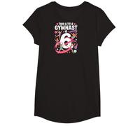 This Little Gymnast is 6 Rhythmic Gymnastics Birthday T-Shirt